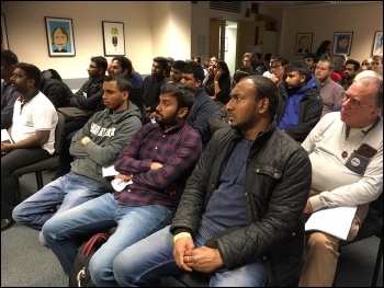 Discussing the fight against racism and persecution of refugees at Socialism 2016, photo by Paula Mitchell