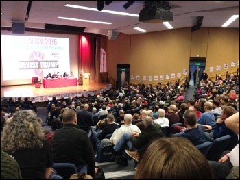 Socialism 2016 Sunday closing rally, photo by Judy Beishon