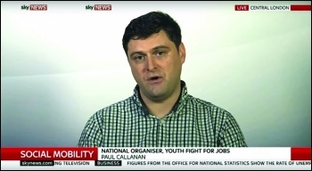 Paul Callanan on Sky News debating internships