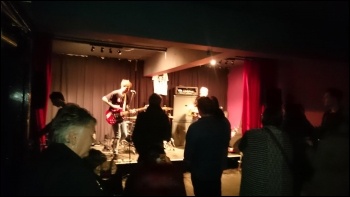 The Daves rounding off the Unison young members gig photo Leeds Socialist Party