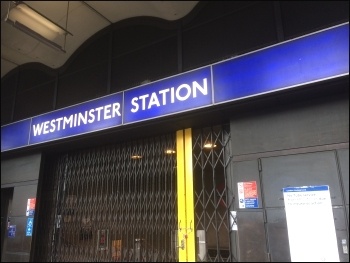 RMT & TSSA strike, 9.1.17, photo Helen Patisson