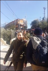 Israeli Defence Force soldiers stationed in Hebron, photo Shahar Benhorin