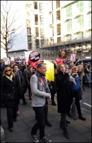 London march, 21.1.17, photo by Nancy Taaffe