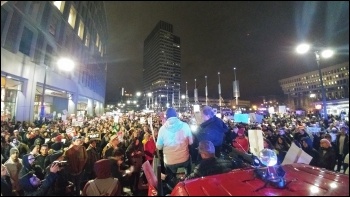 Over 5,000 people came out into the streets of Boston photo 