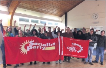 Some of the members at the Socialist Party Southern regional conference, photo by Nick Chaffey