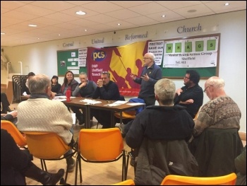 People's Budget Meeting, Sheffield 27.2.16, photo by A Tice People's Budget Meeting, Sheffield 27.2.16, photo by A Tice