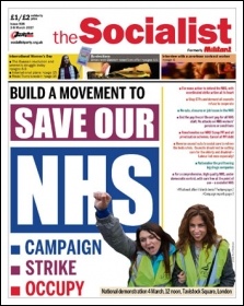 The Socialist is a campaigning newspaper which gives the working class a real voice