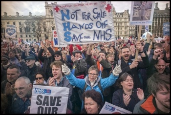 Save our NHS demo 4.3.17, photo Paul Mattsson