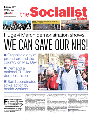 The Socialist issue 939