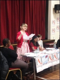 IWD 2017, London, UK, Socialist Party meeting