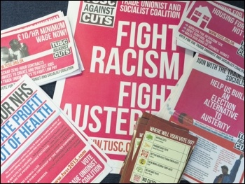 The Trade Unionist and Socialist Coalition (TUSC) is an electoral alliance between the RMT union, Socialist Party and others aiming to help build an electoral alternative to cuts-making and pro-capitalist politicians