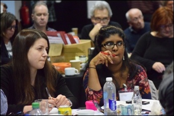 Delegates from Waltham Forest in east London, photo Mary Finch