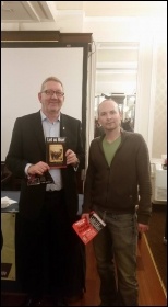 Len McCluskey and Paul Murphy photo Philip Stott