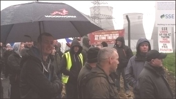 Ferrybridge power station protest 29.3.17, photo by A Tice