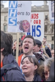 Save our NHS demo, 4.3.17 , photo Paul Mattsson