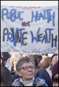 Save NHS demo, 4th march 2017, photo Paul Mattsson