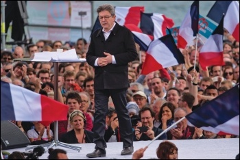 Mélenchon narrowly missed making the second round - but his rapid swell in the polls beforehand shows great potential for the left, photo by MathieuMD (Creative Commons)