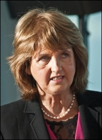 Pro-cuts former Irish Labour leader Joan Burton, photo by William Murphy (Creative Commons)