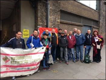 London Bridge picket line photo Steve Hedley