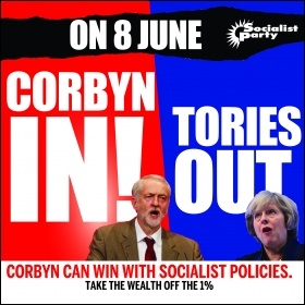Corbyn in! Tories out! Corbyn in! Tories out!