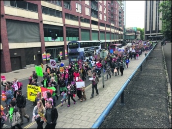 5,000 march in Bristol against education cuts on 20 May 2017 photo Roger Thomas