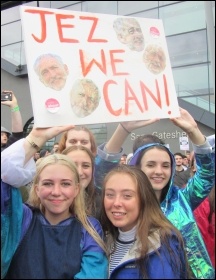 Newcastle Corbyn rally, June 2017, photo E. Brunskill