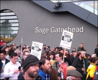 Jeremy Corbyn rally in Gateshead, June 2017, photo by Nick Fray Jeremy Corbyn rally in Gateshead, June 2017, photo by Nick Fray