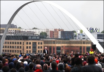 Jeremy Corbyn rally in Gateshead, June 2017, photo by Nick Fray Jeremy Corbyn rally in Gateshead, June 2017, photo by Nick Fray