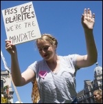Demonstrating in London, 10.6.17, photo Paul Mattsson Demonstrating in London, 10.6.17, photo Paul Mattsson
