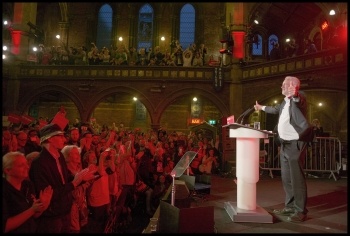 Jeremy Corbyn's 'homecoming' election rally in Islington, 8.6.17, photo Paul Mattsson