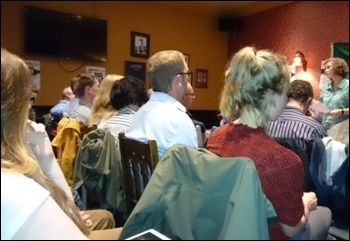 Packed pre-election meeting in Leeds, 5.6.17, photo by Leeds Socialist Party Packed pre-election meeting in Leeds, 5.6.17, photo by Leeds Socialist Party