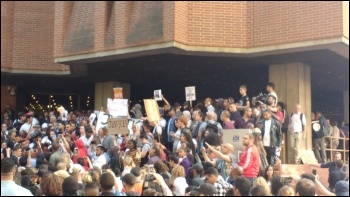 Outside Kensington town hall, photo James Ivens