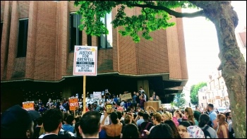 Demonstration after Grenfell Tower fire, 16.6.17, photo James Ivens