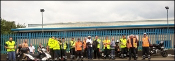 Tyseley bin depot, Birmingham, 30.6.17, photo by Bob S