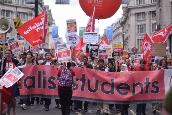 PA anti-austerity demo 1.7.17, photo Mary Finch