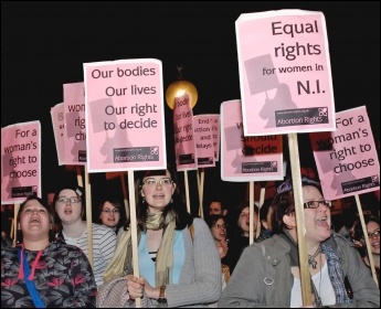 Fighting for abortion rights, photo by Paul Mattsson