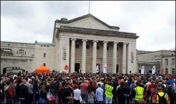 Corbyn in Southampton 15 July 2017, photo Kevin Hayes