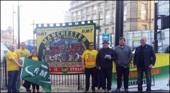 Arriva Rail North strike, Manchester, 1.9.17, photo by Becci Heagney