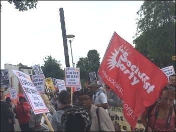 Barts strikers, photo by Helen Pattison