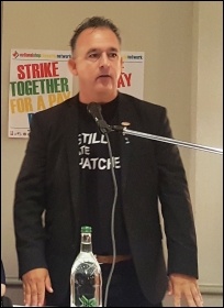 Sean Hoyle speaking, NSSN rally 10.9.17 Sean Hoyle speaking, NSSN rally 10.9.17
