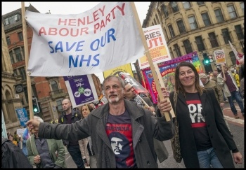 Tories Out demo, Manchester 1.10.17, photo Paul Mattsson