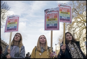 London: Protesting against Trump, photo Paul Mattsson