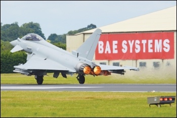 BAE Typhoon jet, photo by Alan Wilson/CC