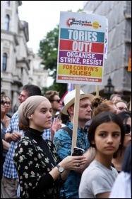 17 June demo, London, photo Mary Finch