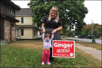 One (or two?) of Ginger's supporters, photo by Vote Ginger Jentzen