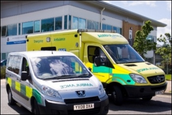 Small charities vulnerable to collapse have stepped in to cover the gaps left by NHS cuts, photo by EMAS NHS Trust (CC)