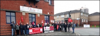 Mears protest, photo B Heagney