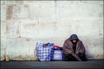 The Tory government has conducted mass arrests of homeless eastern Europeans, photo Garry Knight (CC)