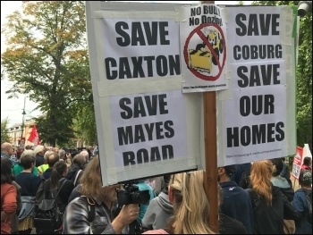 Demo against the HDV, Haringey