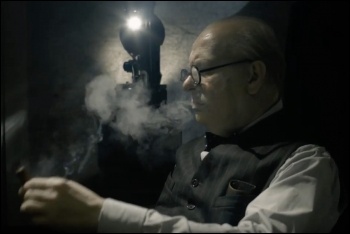 Gary Oldman as Churchill in Darkest Hour